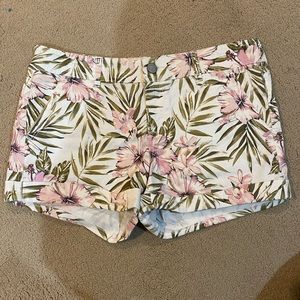 Asropostale Floral Denim Shorts